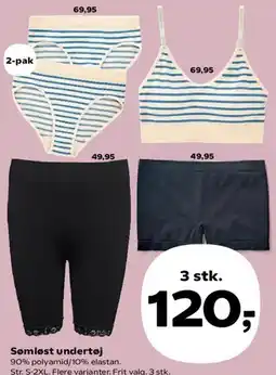 Kvickly Sømløst undertøj tilbud