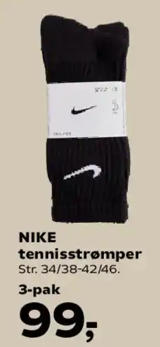 Kvickly NIKE tennissokker tilbud