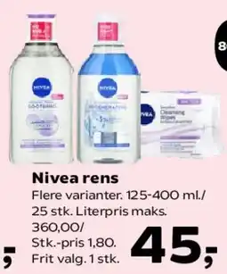 Kvickly Nivea rens tilbud