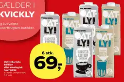 Kvickly Oatly Barista Edition / økologisk havredrik tilbud