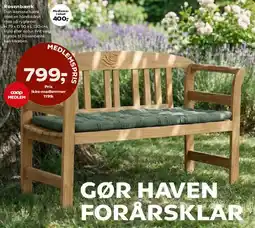 Kvickly Rosenbænk tilbud