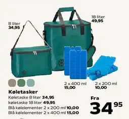 Kvickly Koletaske / køleelementer tilbud