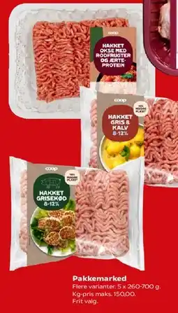 Kvickly Hakket kød (flere varianter) tilbud