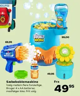 Kvickly Sæbeboblemaskine tilbud