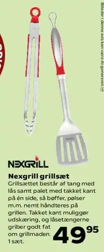 Kvickly Nexgrill grillsæt tilbud