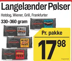 ABC Lavpris Langelænder Pølser tilbud