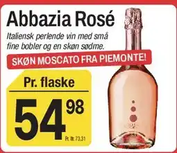 ABC Lavpris Abbazia Rosé tilbud