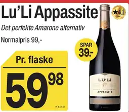 ABC Lavpris Lu'Li Appassite tilbud
