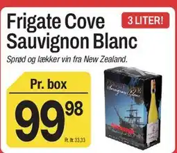 ABC Lavpris Frigate Cove Sauvignon Blanc (3 L) tilbud