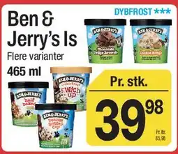 ABC Lavpris Ben & Jerry's Is tilbud