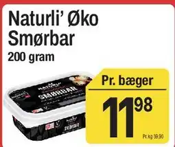 ABC Lavpris Naturli' Øko Smørbar tilbud