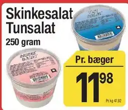 ABC Lavpris Skinkesalat / Tunsalat tilbud