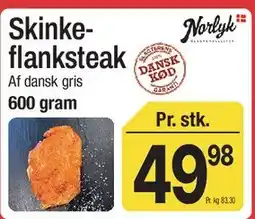 ABC Lavpris Skinke-flanksteak tilbud