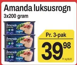 ABC Lavpris Amanda luksusrogn tilbud