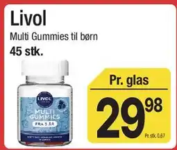 ABC Lavpris Livol Multigummies til børn tilbud