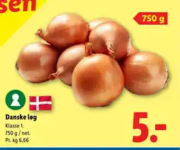 Lidl Danske løg tilbud
