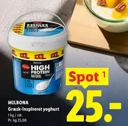 Lidl MILBONA Græsk-inspireret yoghurt tilbud