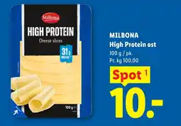 Lidl MILBONA High Protein ost tilbud