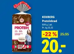 Lidl KOHBERG Proteinbrød tilbud