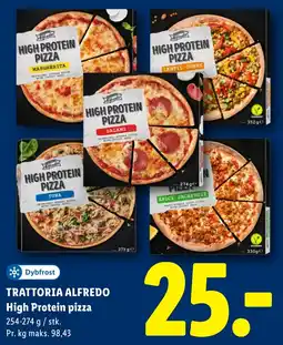 Lidl TRATTORIA ALFREDO High Protein pizza tilbud