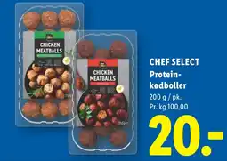 Lidl CHEF SELECT Protein- kødboller tilbud