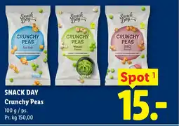 Lidl SNACK DAY Crunchy Peas tilbud