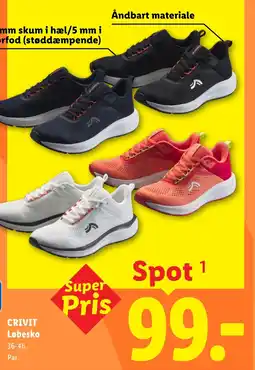 Lidl CRIVIT Løbesko tilbud