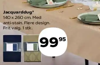 Kvickly Jacquarddug tilbud