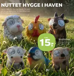 Kvickly Solcellelamper (solcelle husdyr) tilbud