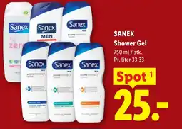 Lidl SANEX Shower Gel tilbud