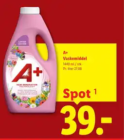 Lidl A+ Vaskemiddel tilbud