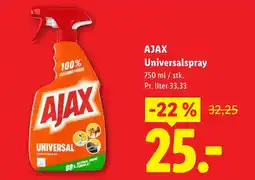 Lidl AJAX Universalspray tilbud