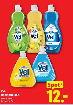 Lidl VEL Opvaskemiddel tilbud