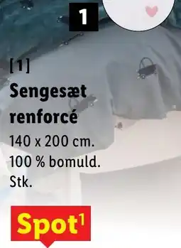 Lidl Sengesæt renforcé tilbud