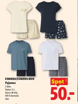 Lidl ESMARA/ESMARA MEN Pyjamas tilbud