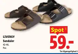 Lidl LIVERGY Sandaler tilbud