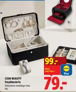 Lidl CIEN BEAUTY Smykkeskrin tilbud