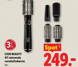 Lidl CIEN BEAUTY 4i1 roterende varmluftsbørste tilbud