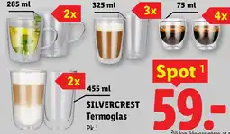 Lidl SILVERCREST Termoglas tilbud
