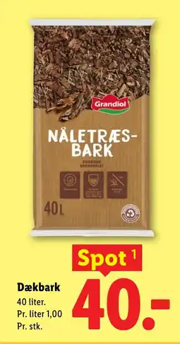 Lidl Dækbark tilbud