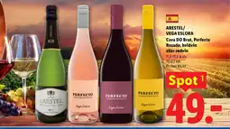 Lidl ARESTEL/ VEGA ESLORA Cava DO Brut, Perfecto Rosado, hvidvin eller rødvin tilbud