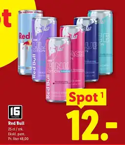 Lidl Red Bull tilbud