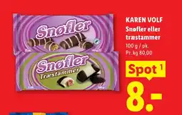 Lidl KAREN VOLF Snøfler eller træstammer tilbud