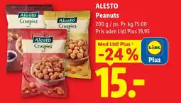 Lidl ALESTO Peanuts tilbud