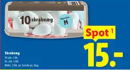 Lidl Skrabeæg tilbud