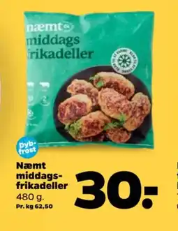 Netto NÆMT Middags frikadeller tilbud