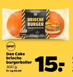 Netto DAN CAKE Brioche burgerboller tilbud