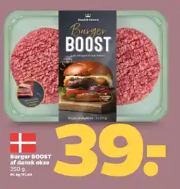 Netto BURGER BOOST Af dansk okse tilbud