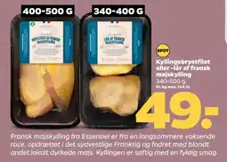Netto Kyllingebrystfilet eller -lår af fransk majskylling tilbud