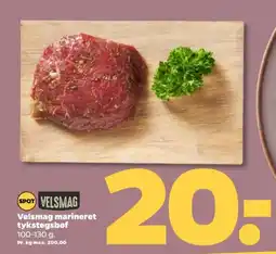 Netto VELSMAG Marineret tykstegsbøf tilbud